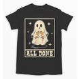 All Done Sign Language Ghost Speech Pathology Teacher Unisex T-Shirt, trending gift All Done Sign Language Ghost Speech Pathology Teacher Unisex T-Shirt, trending gift