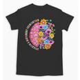 Dyslexia Different Perspective Reading Brain Floral Teacher Unisex T-Shirt, trending gift