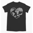 ESL Teacher ESOL Student Cute Heart Shape English Teacher Unisex T-Shirt, Esl Teacher Gifts, English Teacher Gifts, trending gift