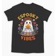 Espooky Vibes Spanish Mexican Halloween Ghost Teachers Unisex T-Shirt, trending gift Espooky Vibes Spanish Mexican Halloween Ghost Teachers Unisex T-Shirt, trending gift