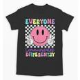 Everyone Communicates Differently Autism Awareness Teacher Unisex T-Shirt, trending gift