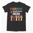 Everyone Is Welcome Here Shirt Teacher Unisex T-Shirt, trending gift Everyone Is Welcome Here Shirt Teacher Unisex T-Shirt, trending gift
