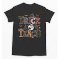 Fall Holiday Themed Thanksgiving Halloween Teacher Trick Or Unisex T-Shirt, trending gift Fall Holiday Themed Thanksgiving Halloween Teacher Trick Or Unisex T-Shirt, trending gift