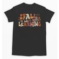 Fall In Love With Learning Autum Thanksgiving Teacher Kids Unisex T-Shirt, trending gift