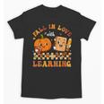 Fall In Love With Reading Book Autumn Pumpkins And Teachers Unisex T-Shirt, trending gift Fall In Love With Reading Book Autumn Pumpkins And Teachers Unisex T-Shirt, trending gift