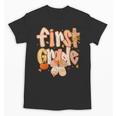 First Grade Fall Floral Coquette Bow Teachers Students Unisex T-Shirt, First Grade Teacher Gifts, trending gift First Grade Fall Floral Coquette Bow Teachers Students Unisex T-Shirt, First Grade Teacher Gifts, trending gift