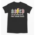 First Grade Rocks Teachers Back To School ABCD Rock Students Unisex T-Shirt, First Grade Teacher Gifts, trending gift First Grade Rocks Teachers Back To School ABCD Rock Students Unisex T-Shirt, First Grade Teacher Gifts, trending gift
