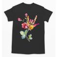 Flower American Sign Language ASL Teacher Teaching Deaf Unisex T-Shirt, trending gift Flower American Sign Language ASL Teacher Teaching Deaf Unisex T-Shirt, trending gift