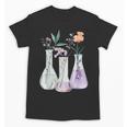 Flowers Test Tube Chemistry Student Science Teacher Women Unisex T-Shirt, Science Teacher Gifts, trending gift Flowers Test Tube Chemistry Student Science Teacher Women Unisex T-Shirt, Science Teacher Gifts, trending gift