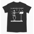 Funny Skeleton Music Teacher I'Ll Wait Until It's Quiet Unisex T-Shirt, trending gift Funny Skeleton Music Teacher I'Ll Wait Until It's Quiet Unisex T-Shirt, trending gift