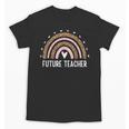 Future Teacher Kids Youth Girls Leopard Rainbow Women Unisex T-Shirt, Future Teacher Gifts, trending gift Future Teacher Kids Youth Girls Leopard Rainbow Women Unisex T-Shirt, Future Teacher Gifts, trending gift