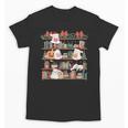 Ghost Christmas Reading Book Lover Library Christmas Teacher Unisex T-Shirt, trending gift