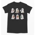 Ghost Reading Books Teacher Halloween Librarian Cute Boook Unisex T-Shirt, trending gift Ghost Reading Books Teacher Halloween Librarian Cute Boook Unisex T-Shirt, trending gift