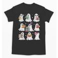 Ghost Reading Teacher Halloween Costume Librarian Book Lover Unisex T-Shirt, trending gift Ghost Reading Teacher Halloween Costume Librarian Book Lover Unisex T-Shirt, trending gift