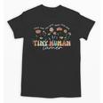 Groovy Tiny Human Tamer Floral Kindergarten Teacher Unisex T-Shirt, Groovy Teacher Gifts, trending gift Groovy Tiny Human Tamer Floral Kindergarten Teacher Unisex T-Shirt, Groovy Teacher Gifts, trending gift