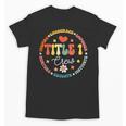 Groovy Title 1 Crew Cute Title 1 Reading Teacher Men Women Kids Unisex T-Shirt, Groovy Teacher Gifts, trending gift