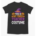 Halloween Costumes For Teachers Tired Teacher Costume Tee Unisex T-Shirt, trending gift Halloween Costumes For Teachers Tired Teacher Costume Tee Unisex T-Shirt, trending gift