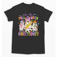 Halloween Floral Ghost Teacher Are You Falloween Directions Unisex T-Shirt, trending gift Halloween Floral Ghost Teacher Are You Falloween Directions Unisex T-Shirt, trending gift