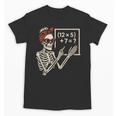 Halloween Math Teacher Skeleton Six Seven Meme Brainrot Unisex T-Shirt, trending gift