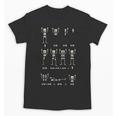 Halloween Skeleton Math Fraction Teacher Men Women Unisex T-Shirt, trending gift
