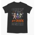 Halloween Teacher Creepin It Real With My 4th Grade Monsters Unisex T-Shirt, 4th Grade Teacher Gifts, trending gift Halloween Teacher Creepin It Real With My 4th Grade Monsters Unisex T-Shirt, 4th Grade Teacher Gifts, trending gift