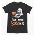 Halloween Teacher Women Cute Reading Ghost Read More Books Unisex T-Shirt, trending gift