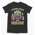 Halloween Teacher Zombie Reading Is Good For Brains Unisex T-Shirt, trending gift Halloween Teacher Zombie Reading Is Good For Brains Unisex T-Shirt, trending gift