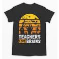 Halloween Teachers Science Math Teachers Love Brains Unisex T-Shirt, Science Teacher Gifts, trending gift