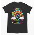 Happy 50th Days Of School Rainbow Teacher 50 Days Smarter Unisex T-Shirt, trending gift