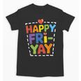 Happy Fri-Yay Teacher Life Weekend Pun Happy Friday Unisex T-Shirt, trending gift