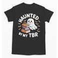 Haunted By My TBR Cute Ghost Book Reading Teacher Halloween Unisex T-Shirt, trending gift Haunted By My TBR Cute Ghost Book Reading Teacher Halloween Unisex T-Shirt, trending gift