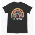 IA Crew Instructional Assistant Rainbow Teachers Aide Unisex T-Shirt, trending gift IA Crew Instructional Assistant Rainbow Teachers Aide Unisex T-Shirt, trending gift