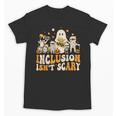 Inclusion Isn't Scary Mummy Boo Ghost Halloween SLP Teacher Unisex T-Shirt, trending gift Inclusion Isn't Scary Mummy Boo Ghost Halloween SLP Teacher Unisex T-Shirt, trending gift