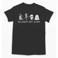 Inclusion Isn't Scary Slp Halloween Sped Teacher Ghost Mummy Unisex T-Shirt, trending gift Inclusion Isn't Scary Slp Halloween Sped Teacher Ghost Mummy Unisex T-Shirt, trending gift