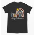 It's A Beautiful Day To Learn Cute Rainbow Boho Teacher Unisex T-Shirt, trending gift It's A Beautiful Day To Learn Cute Rainbow Boho Teacher Unisex T-Shirt, trending gift