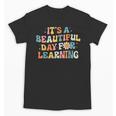 It's Beautiful Day For Learning Retro Teacher Women Men Unisex T-Shirt, trending gift
