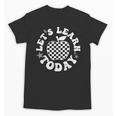 Let's Learn Today Checkered Apple Back To School Teacher Unisex T-Shirt, trending gift
