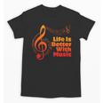 Life Is Better With Music Theory Musician Teacher Notes Clef Unisex T-Shirt, trending gift Life Is Better With Music Theory Musician Teacher Notes Clef Unisex T-Shirt, trending gift