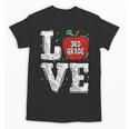 LOVE Apple 3rd Grade Teacher Student School Unisex T-Shirt, trending gift LOVE Apple 3rd Grade Teacher Student School Unisex T-Shirt, trending gift