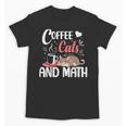 I Love Math Cats And Coffee Heart Mathematics Teacher Unisex T-Shirt, trending gift I Love Math Cats And Coffee Heart Mathematics Teacher Unisex T-Shirt, trending gift