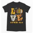 LOVE Pre-K Pumpkin Teacher Student Halloween Costume Unisex T-Shirt, trending gift