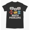 Math Problems Symbols Teacher Back To School Girl Boy Unisex T-Shirt, trending gift