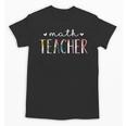 Math Teacher Cute Floral Unisex T-Shirt, trending gift