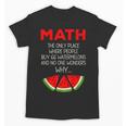 Math Watermelon Calculation Joke Teacher Student Unisex T-Shirt, trending gift Math Watermelon Calculation Joke Teacher Student Unisex T-Shirt, trending gift