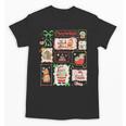 Merry And Bright Christmas Gingerbread Santa Book Teacher Unisex T-Shirt, trending gift Merry And Bright Christmas Gingerbread Santa Book Teacher Unisex T-Shirt, trending gift