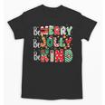 Be Merry Be Jolly Be Kind Merry Christmas Teacher Xmas PJs Unisex T-Shirt, trending gift Be Merry Be Jolly Be Kind Merry Christmas Teacher Xmas PJs Unisex T-Shirt, trending gift