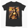 Mona Lisa Pumpkin Halloween Art Teacher Witchy Women Kids Unisex T-Shirt, trending gift