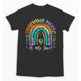 Musical Teacher Teaching Music Is My Jam Rainbow Tie Dye Unisex T-Shirt, trending gift