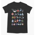 Ocean Animals Alphabet Cute Sea Life ABC Marine Kids Teacher Unisex T-Shirt, trending gift Ocean Animals Alphabet Cute Sea Life ABC Marine Kids Teacher Unisex T-Shirt, trending gift