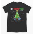Oh Geometree Christmas Tree Geometry Math Teacher Unisex T-Shirt, trending gift